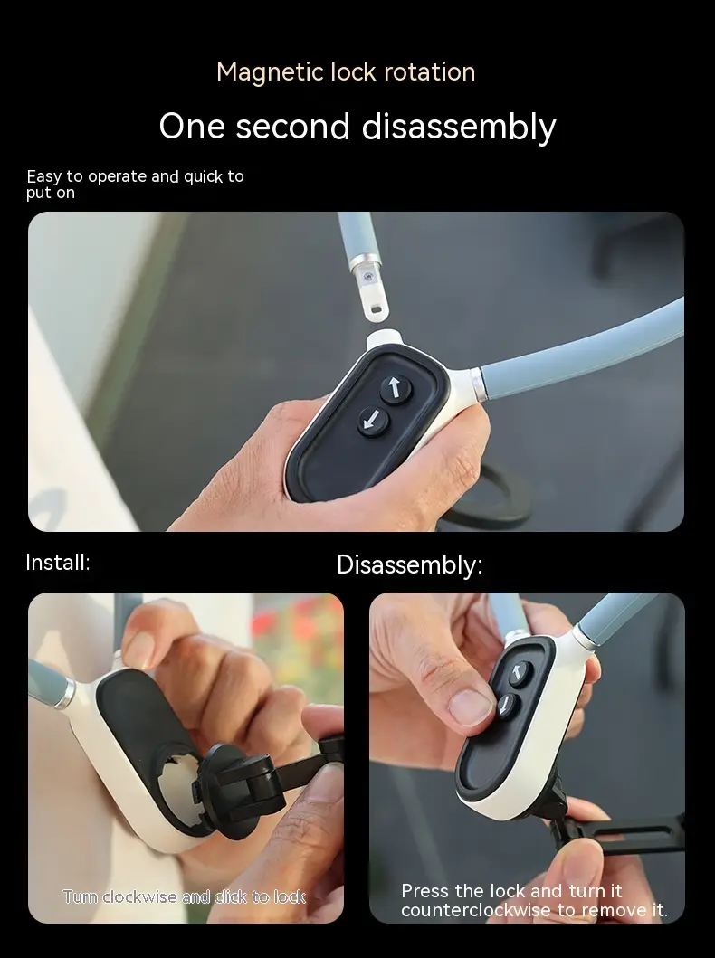 Hanging Neck Mobile Phone Sports Camera Magnetic Bracket