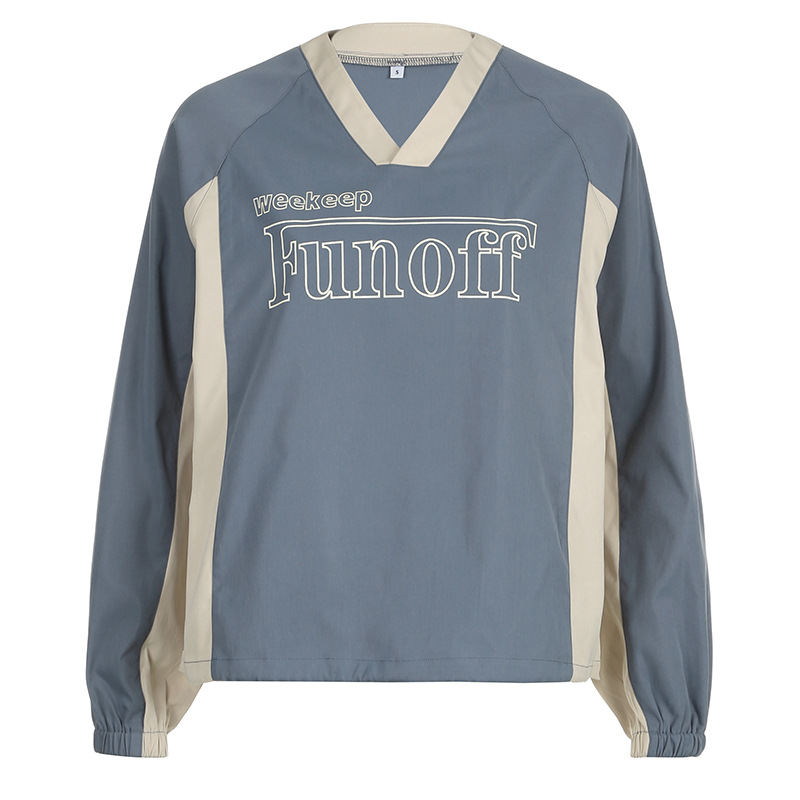 Women's Fashion Casual Style Letter Printed Loose Sweatshirt