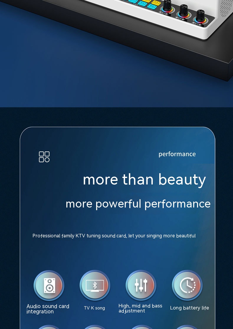 English Sound Card Audio Integrated Machine Wireless Bluetooth - Image 14