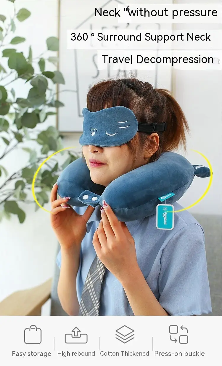 Memory Foam U-shaped Pillow