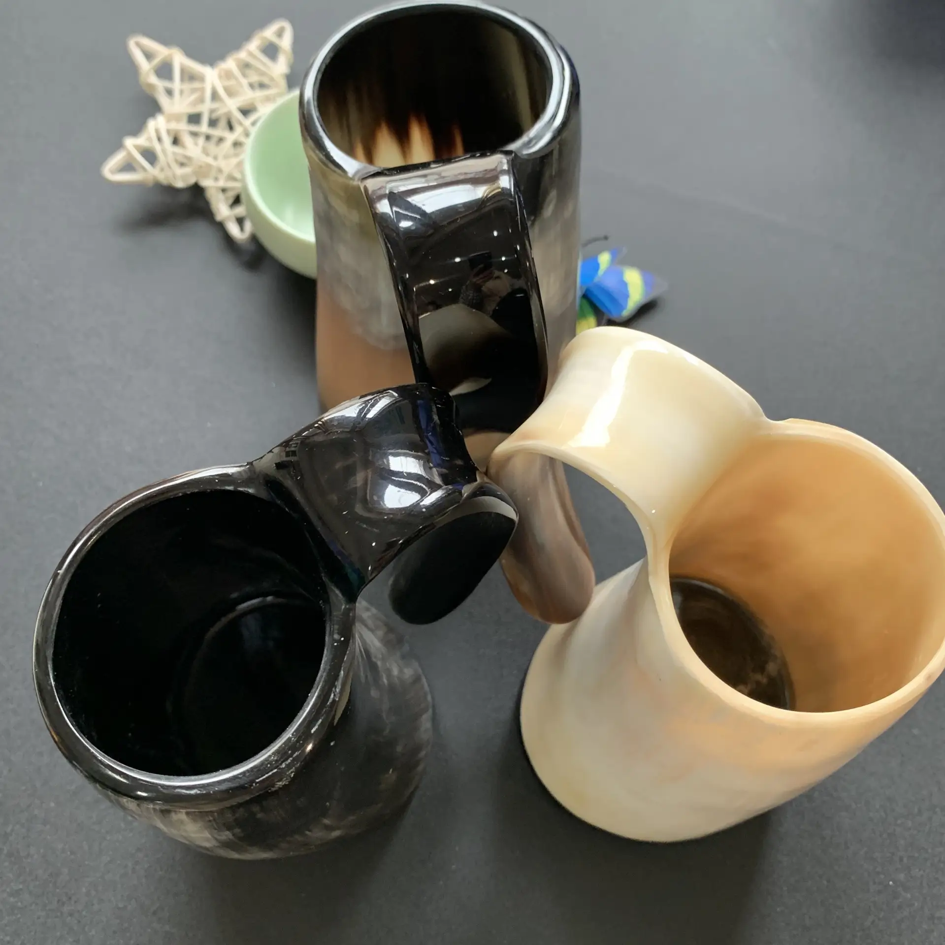 Niujiao Water Cup Handicraft Ornaments