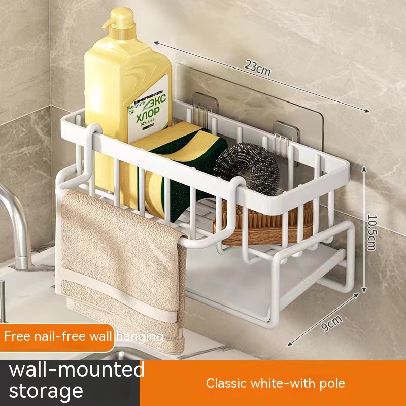 Title 5, Punch-free Wall-mounted Storage Rack