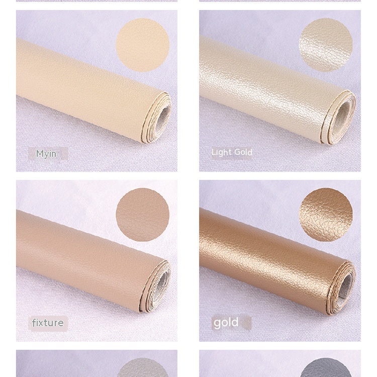 Title 5, Litchi Self-adhesive Leather Refurbished Bedsid...