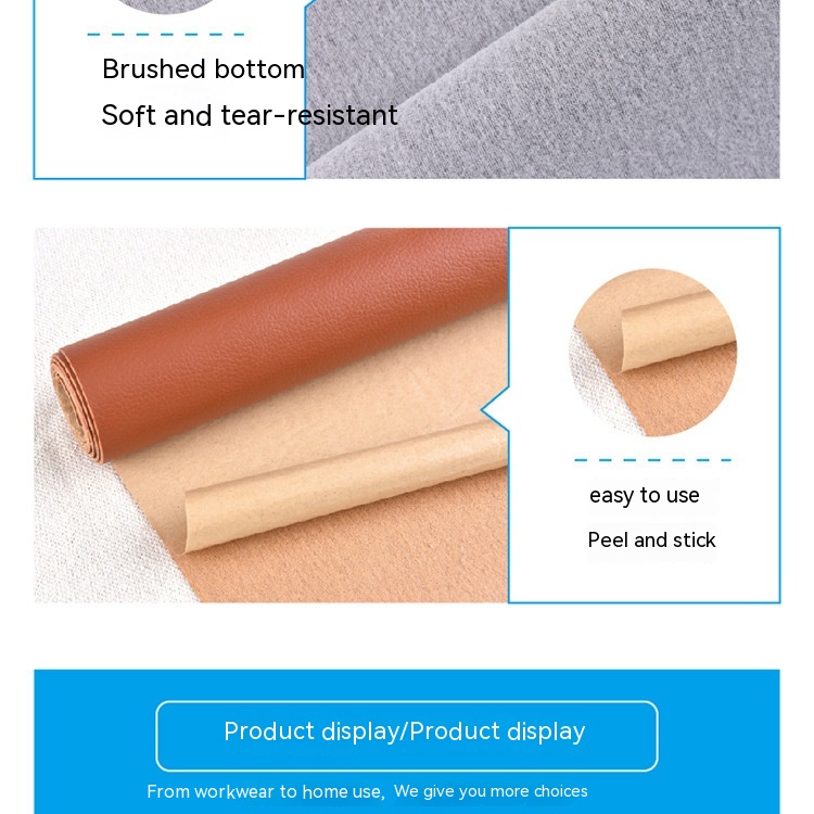 Title 7, Litchi Self-adhesive Leather Refurbished Bedsid...