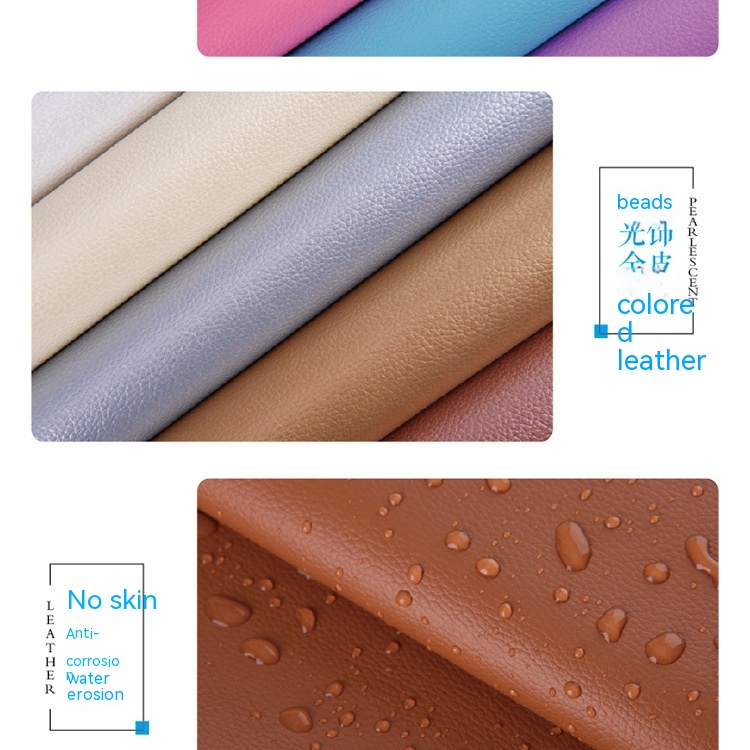 Title 16, Litchi Self-adhesive Leather Refurbished Bedsid...