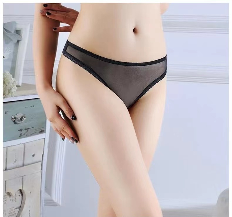 Title 12, Lady Underwear Transparent Ice Silk Seamless