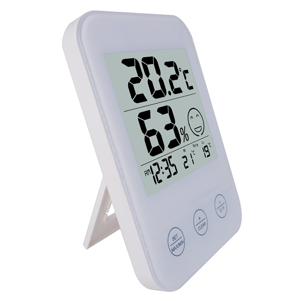 Title 2, Multi-purpose Alarm Clock Temperature Touch Tem...