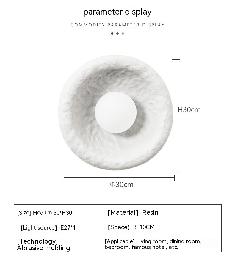 Japanese-style Simple Silent Wall Lamp