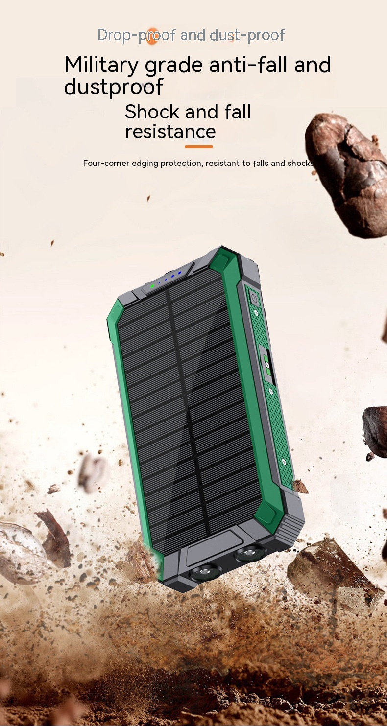 Home Wireless Charging Solar Portable Power Source 14