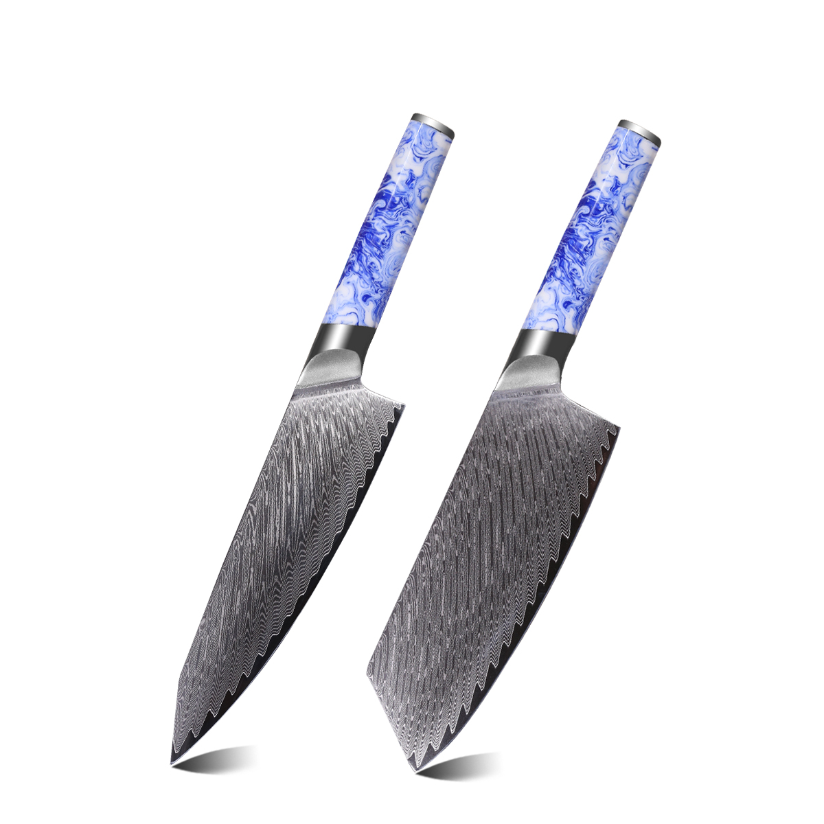 Classical Blue And White Porcelain Slicing Knife