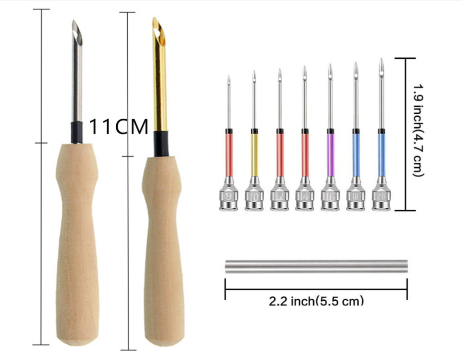 Title 1, Zelfgemaakte DIY brei-gereedschapsset, borduur ...