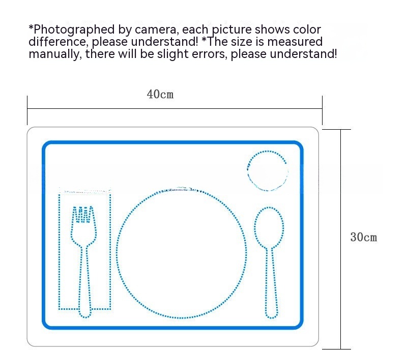 Title 2, Creative Printed Silicone Meal Mats For Student...