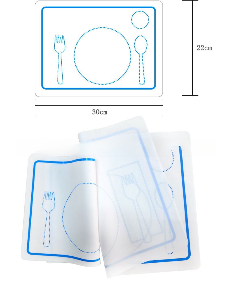 Title 3, Creative Printed Silicone Meal Mats For Student...