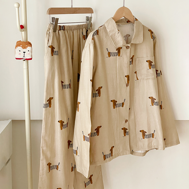 Title 4, Cartoon Sausage Dog Pattern Cotton Double-layer...