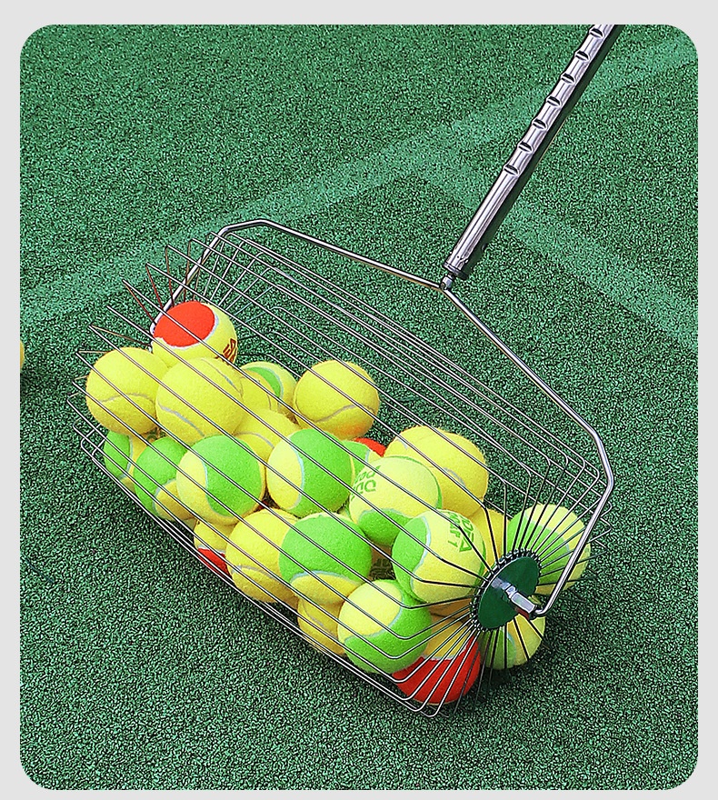 Title 3, Stainless Steel Roller Tennis Ball Picker Ball ...