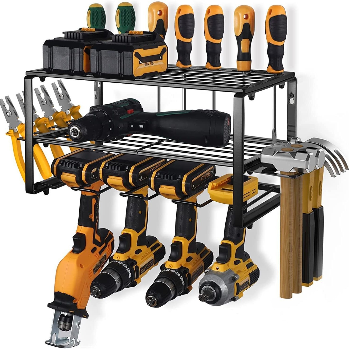 Title 5, Electric Drill Storage Rack Wall-mounted Heavy ...