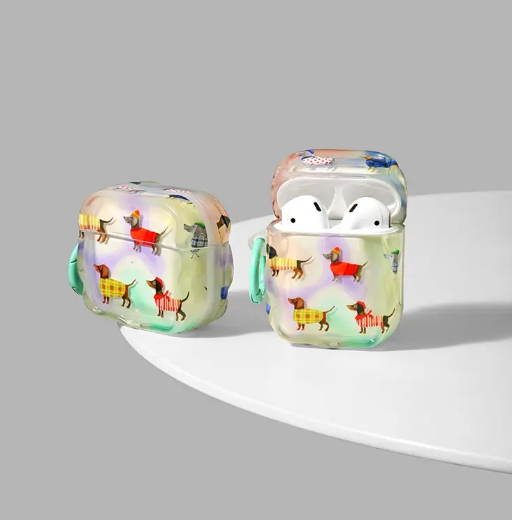Artistic Cute Dachshund Dog Headset Protective Cover
