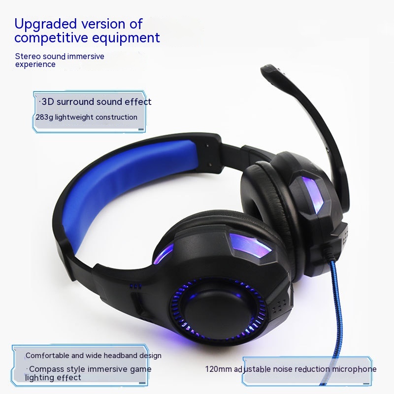 Light-emitting Head-mounted PS5 Gaming Headset Head-mounted - Image 9
