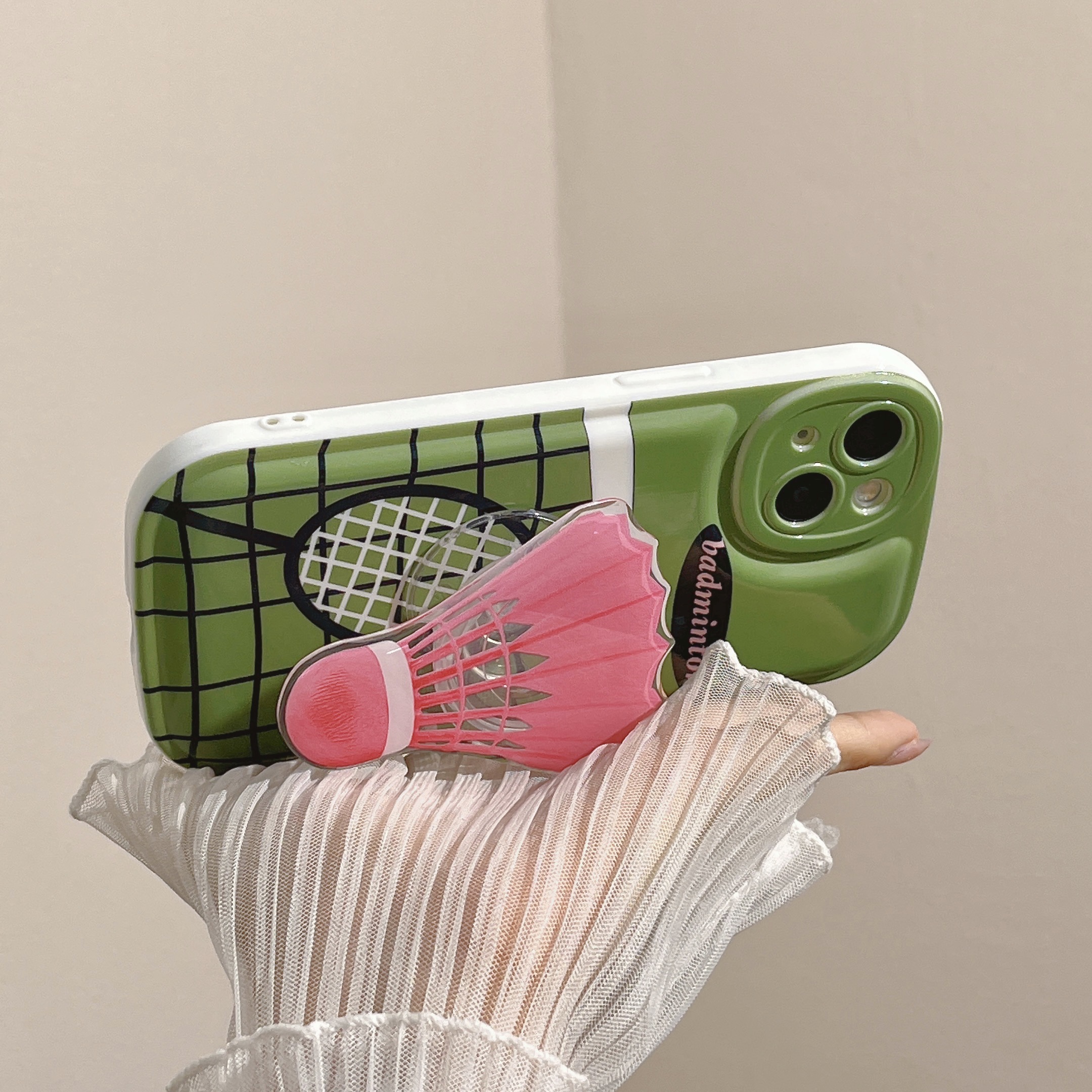 Personalized Creative Badminton Bracket Phone Case - Image 6
