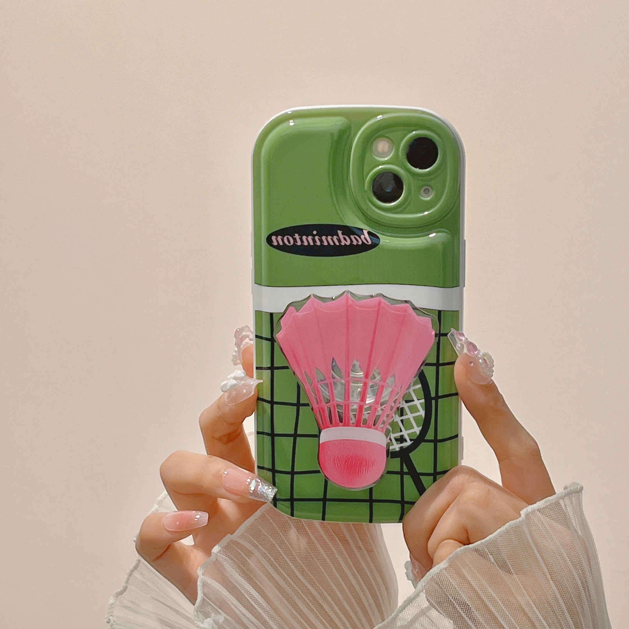 Personalized Creative Badminton Bracket Phone Case - Image 9