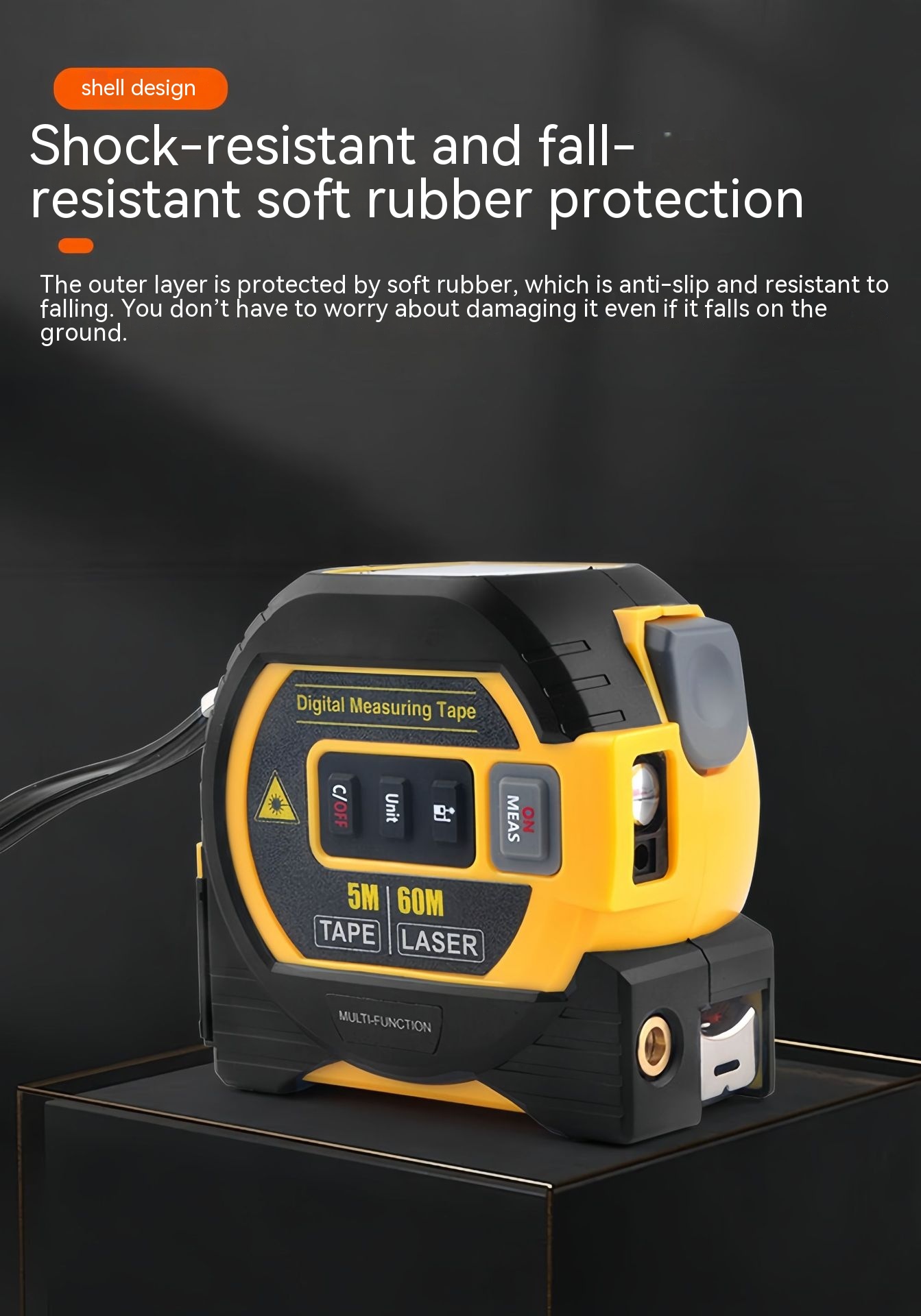 Laser Range Finder High Precision Distance Measuring Ruler Infrared Laser Tape Portable Range — foto 3