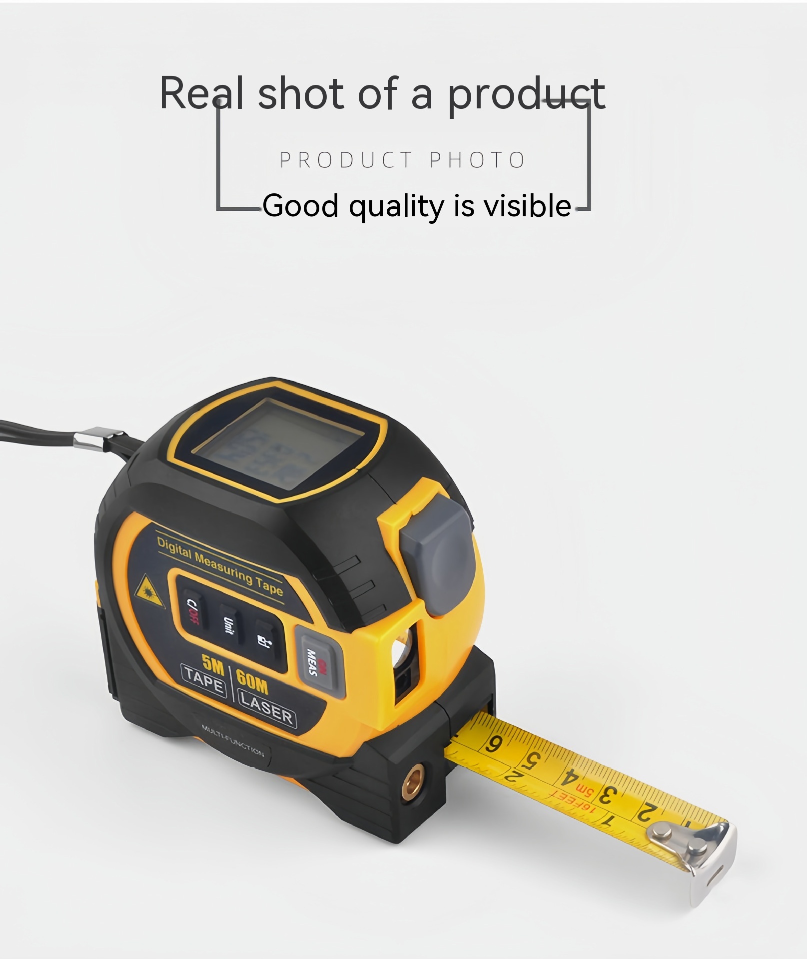Laser Range Finder High Precision Distance Measuring Ruler Infrared Laser Tape Portable Range — foto 24