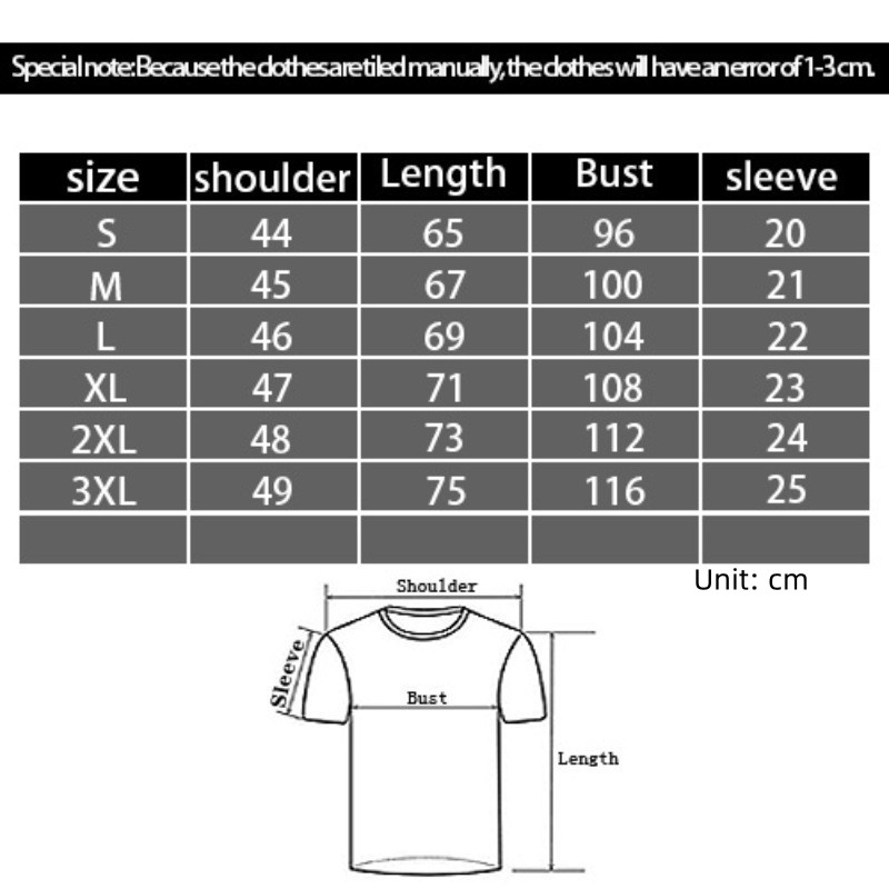 3D Digital Printing Casual Round Neck Short Sleeves