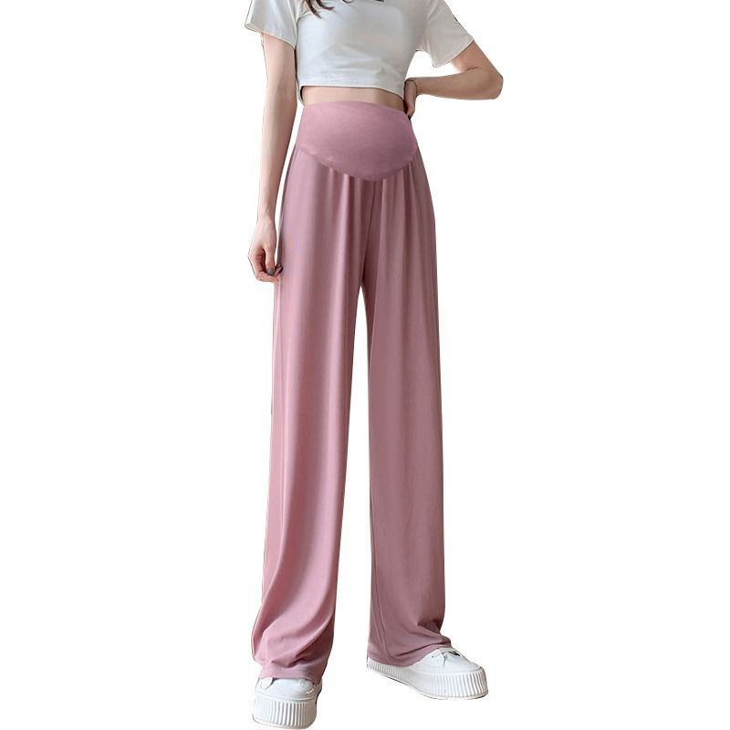 Women's Ice Silk Draping Wide-leg Leggings