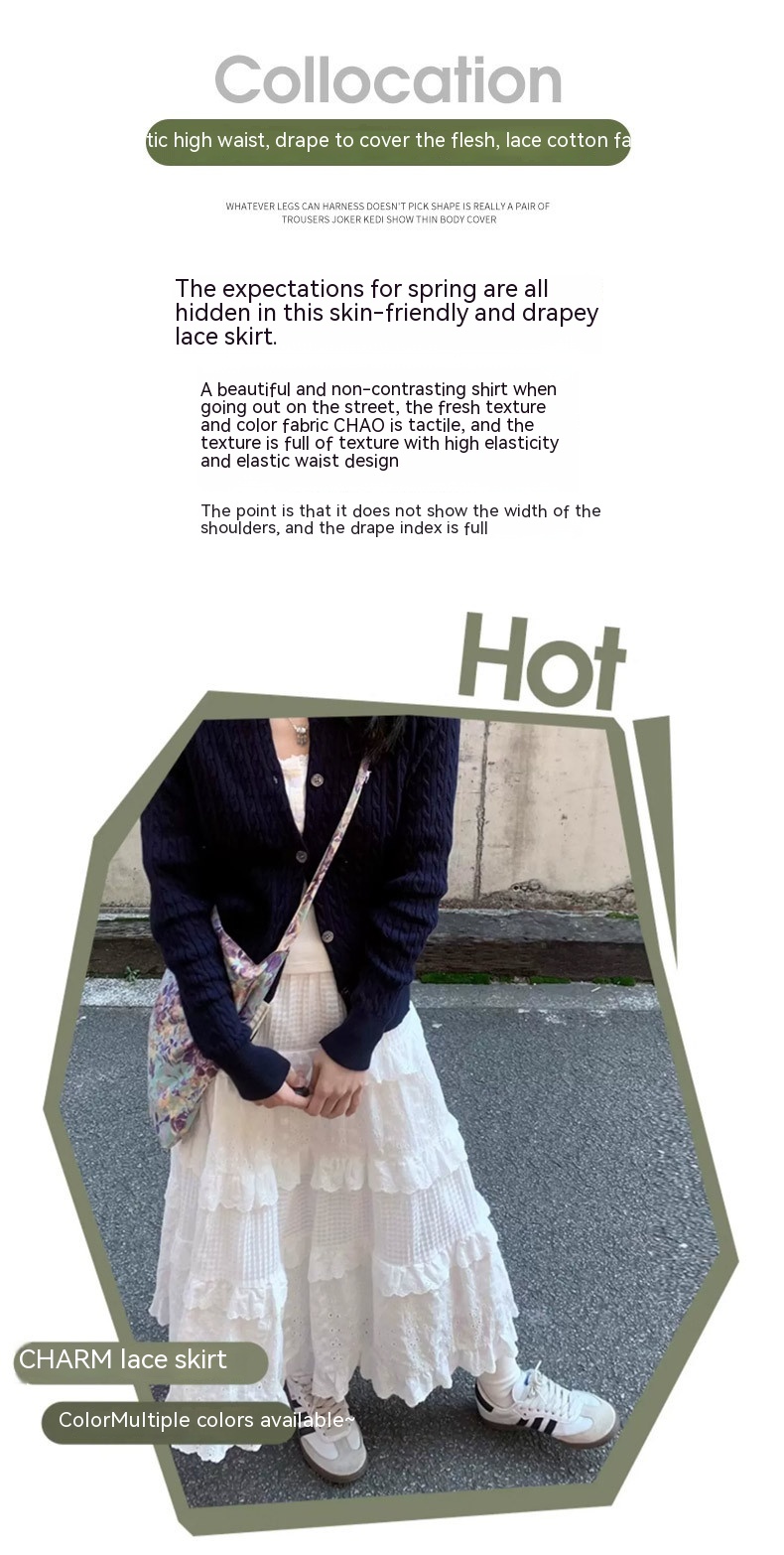 High Waist Small White Skirt