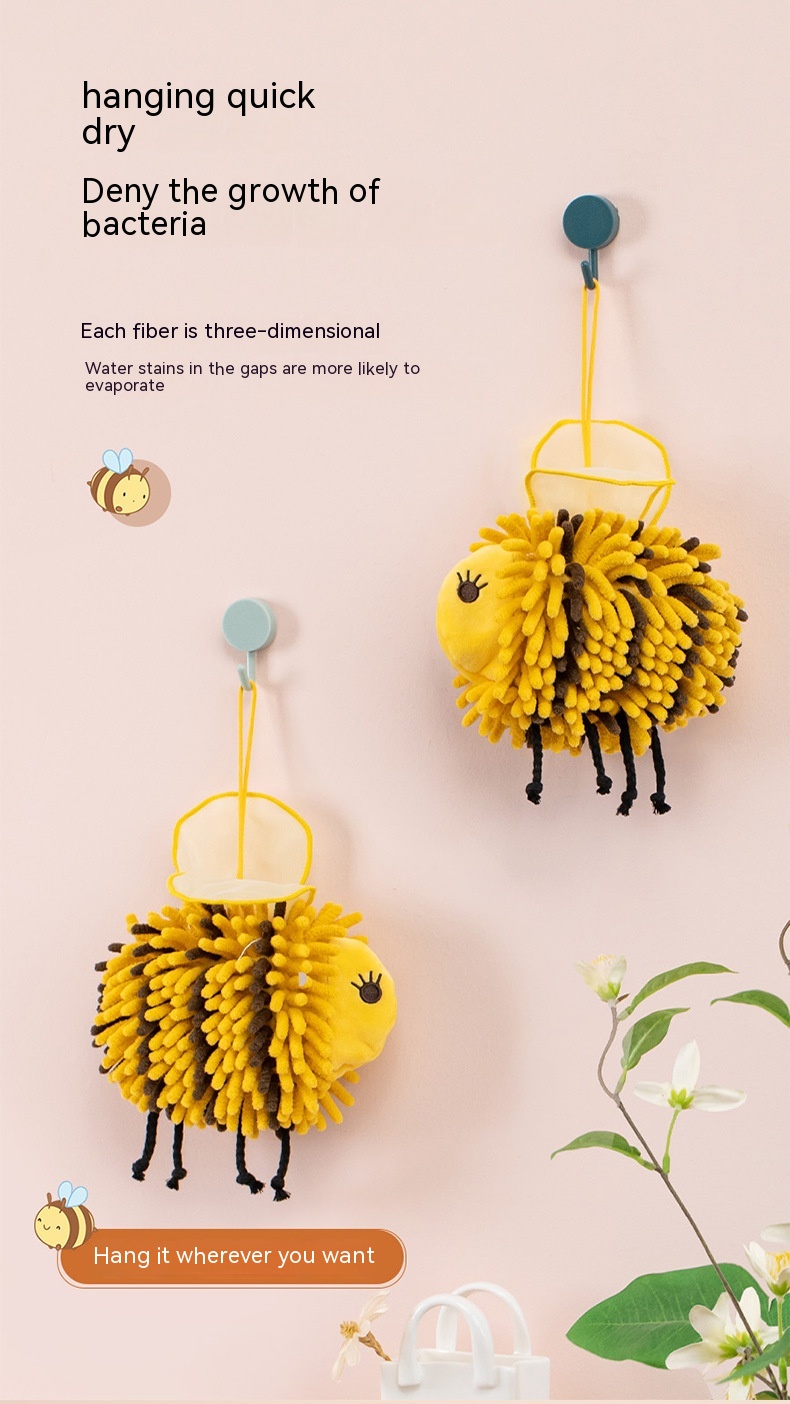 Title 5, Bee Chenille Hand-wiping Ball Creative