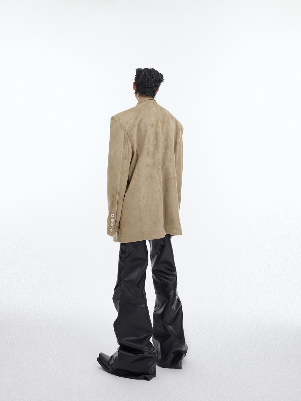 Metal Embellished Jacket Multiple Wear Suit Jacket