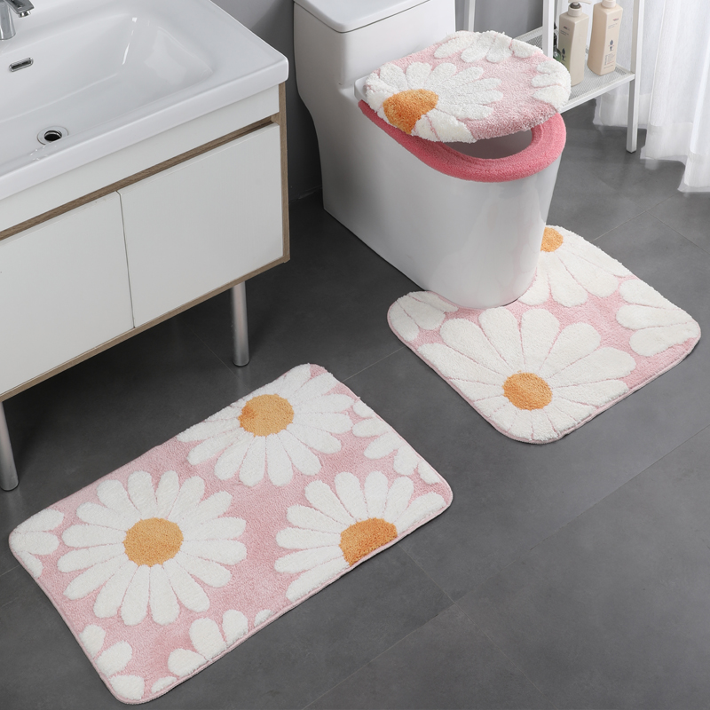 Thickened Household Plush Toilet Mat