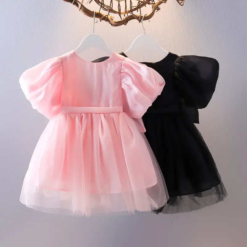 Korean Children Big Bow Dress