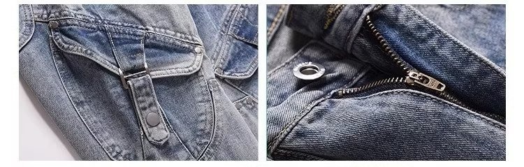 American Retro Style Workwear Logging Pants Men