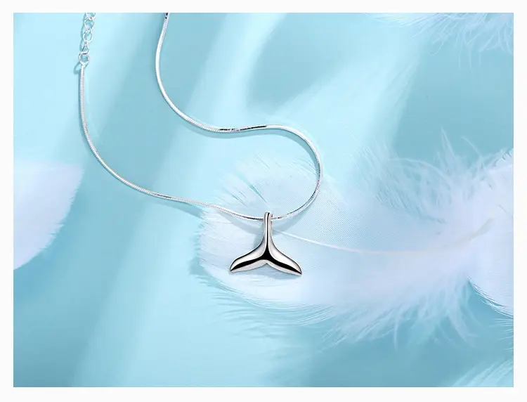 Female Korean Version Silver Minimalist Mermaid Tear Bracelet