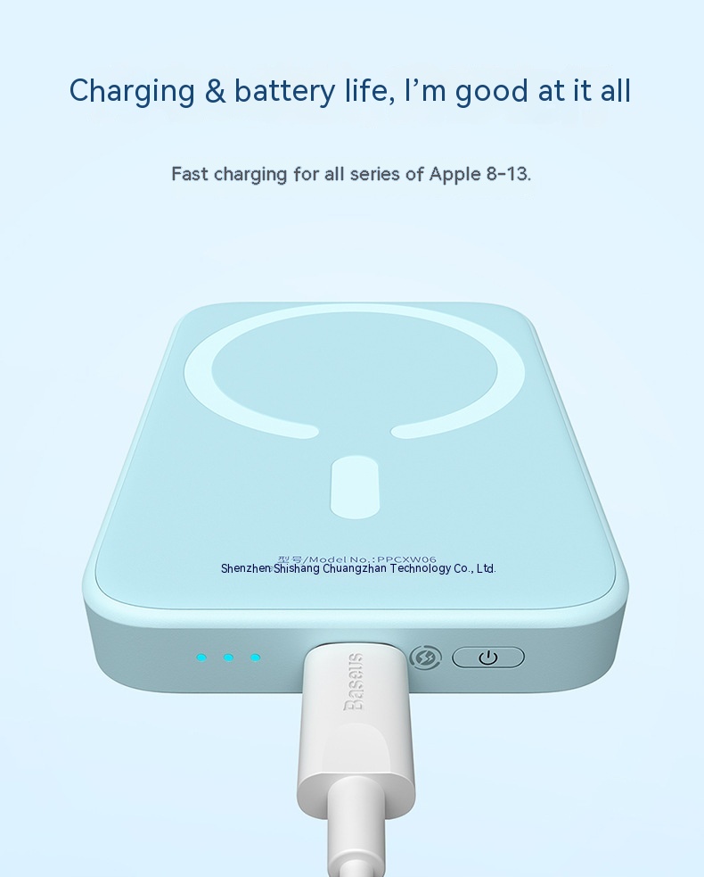 Magsafe20W Fast Charging Magnetic Wireless Power Bank 14