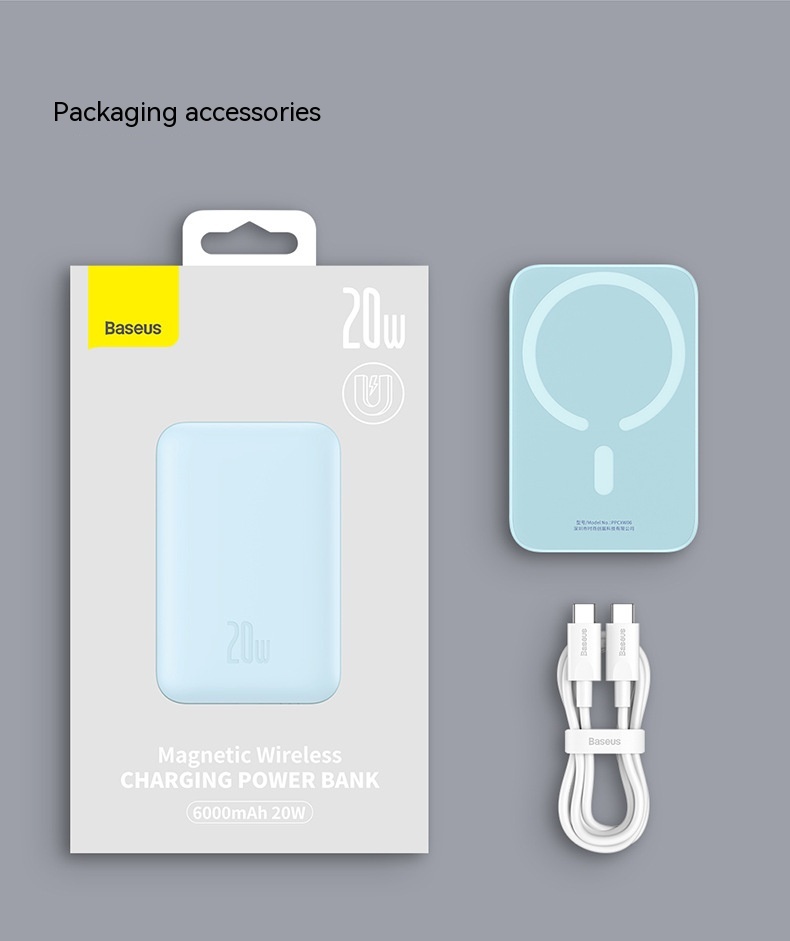 Magsafe20W Fast Charging Magnetic Wireless Power Bank 16