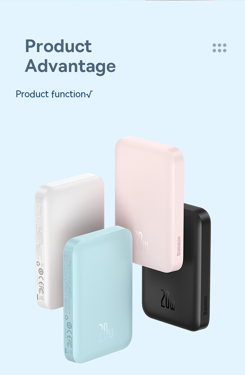 Magsafe20W Fast Charging Magnetic Wireless Power Bank 23