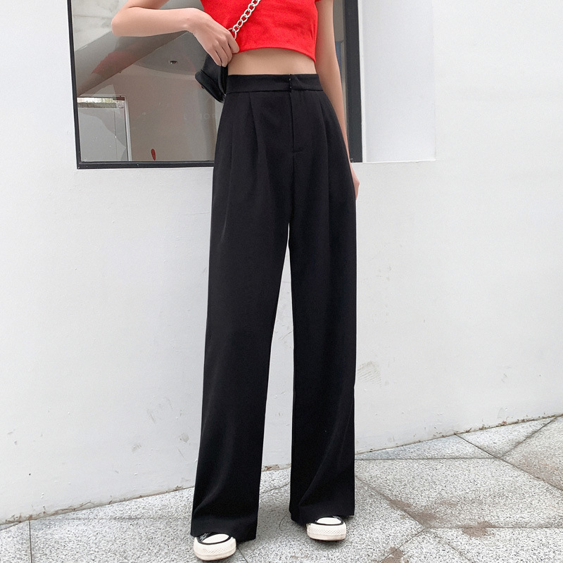 Title 2, High Waist Drooping Loose Casual Pants for wome...