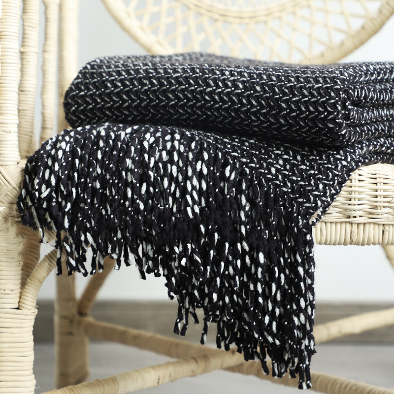 Thicken And Increase Knitted Woolen Blanket
