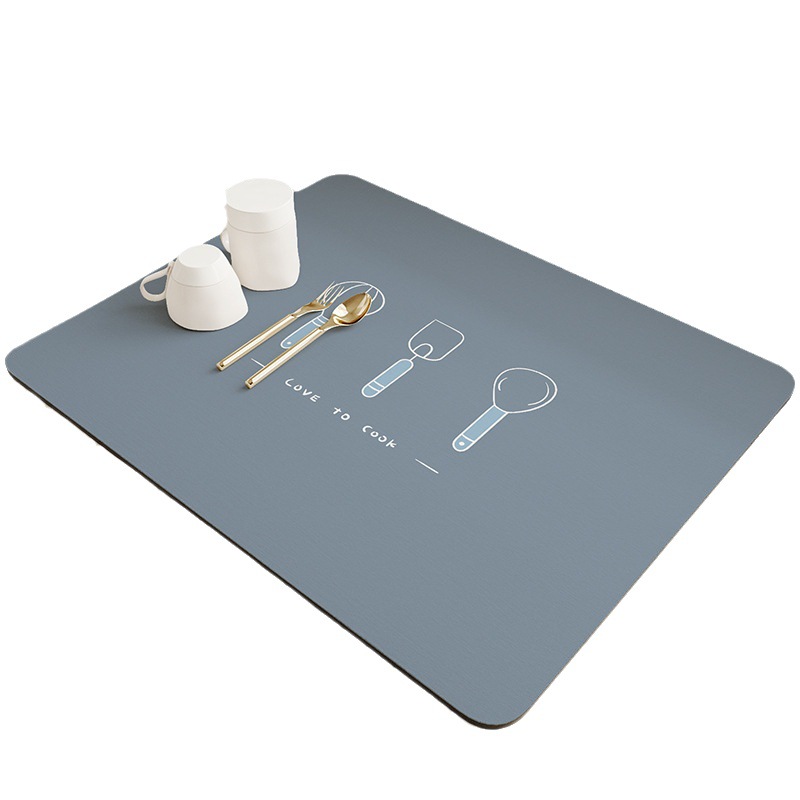 Modern & Minimalism Kitchen Countertop Water Draining Pad