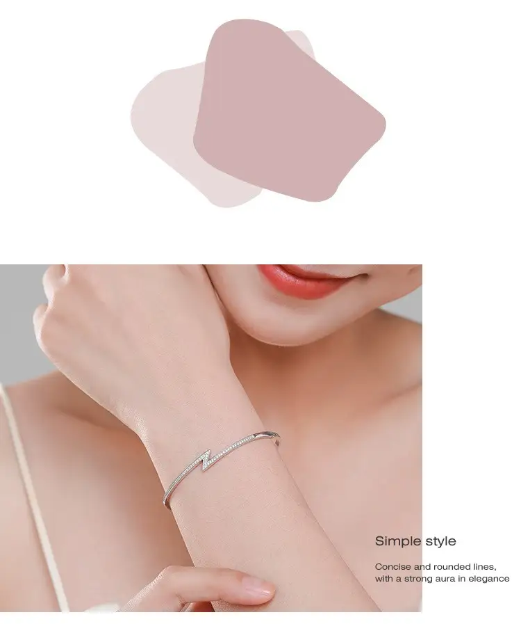 S925 Silver Bracelet Female European And American Niche