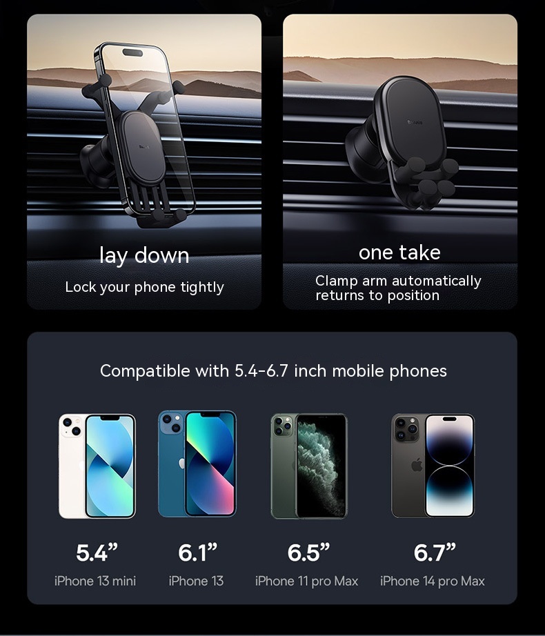 Car Phone Holder Wireless Charger Fixed Anti-shake - Image 4
