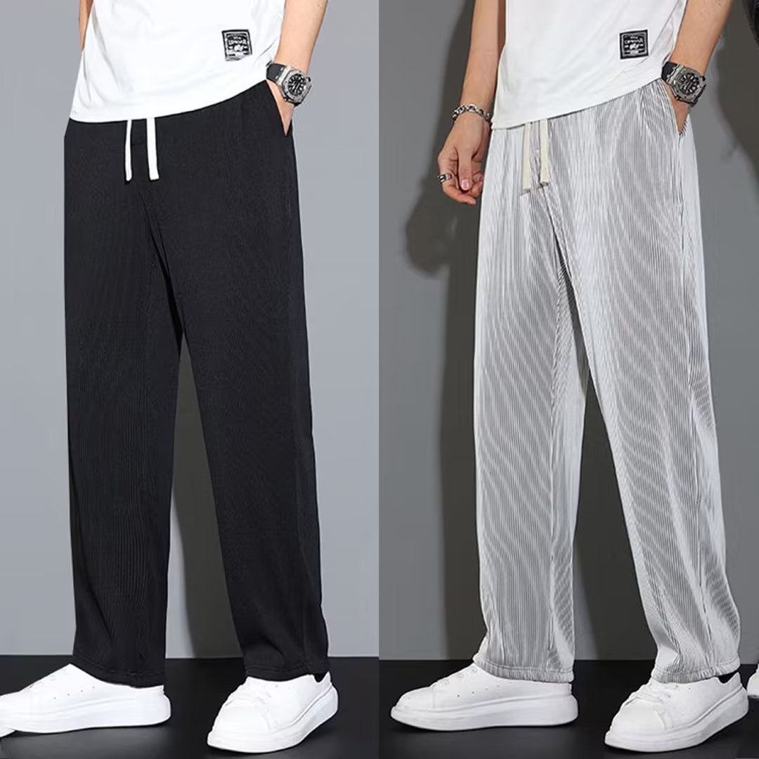 Men's Thin Wide-leg Pants Quick-drying Versatile Men's Casual Pants