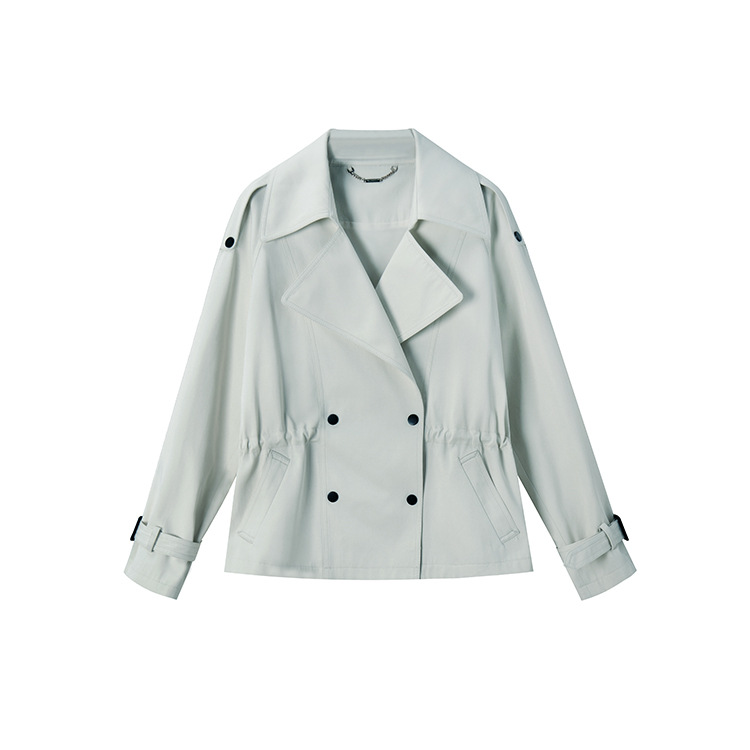 Title 5, Trench-coat court en coton confortable, facile ...