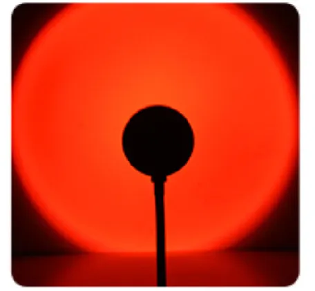 Sunset Projection Lamp, USB Mood Light with Color Options - detail photo 3