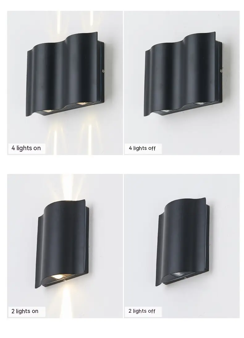 Modern Led Outdoor Up And Down Spotlight Waterproof