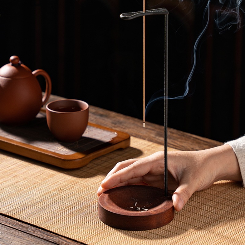 Wooden Upside Down Incense Burner