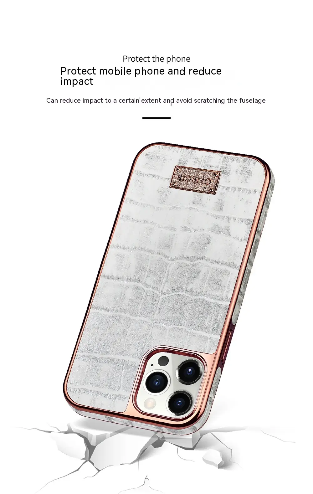 Real Skin Phone Case Side All-inclusive Electroplating