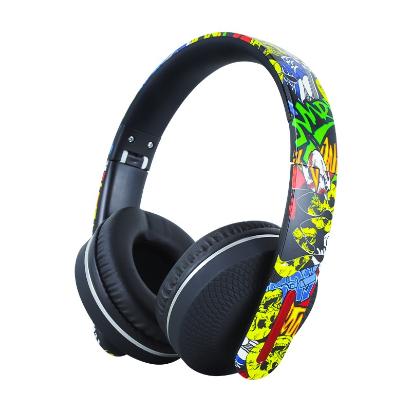 Kuchao Graffiti Bass Headset Wireless Bluetooth Headset - Image 12